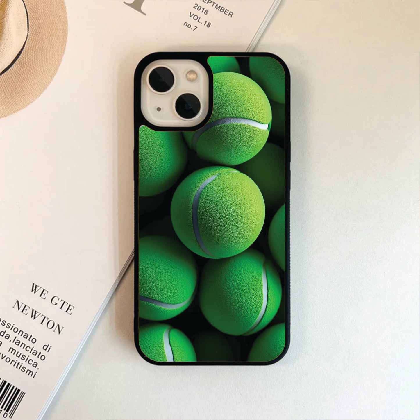 Cosco Green Bal Themed Glass Case / Cover
