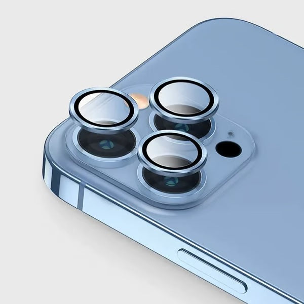 iPhone 14 Pro | 14 Pro Max Series Camera Protection 3D Metal Ring High-quality tempered glass lens protectors