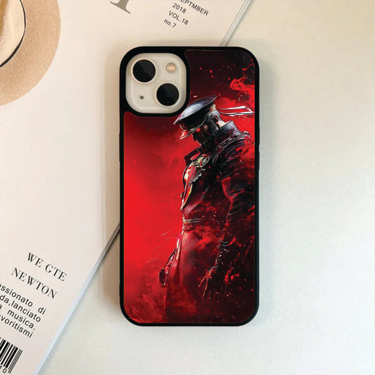 Street Fighter Red Themed Glass Case / Phone Cover