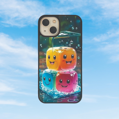 Water smile ludo Themed Glass Csae Phone Covers