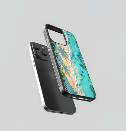 Tropical Wave Glow Glass Case