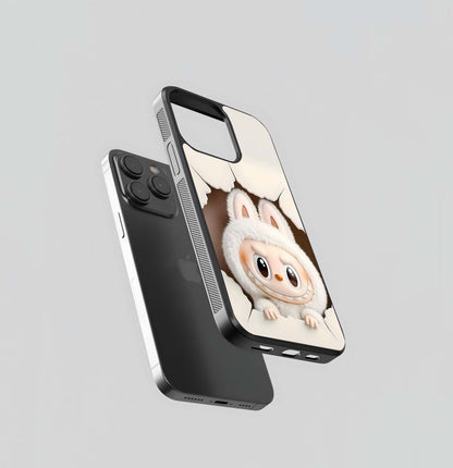 Angel Labubu Glass Case