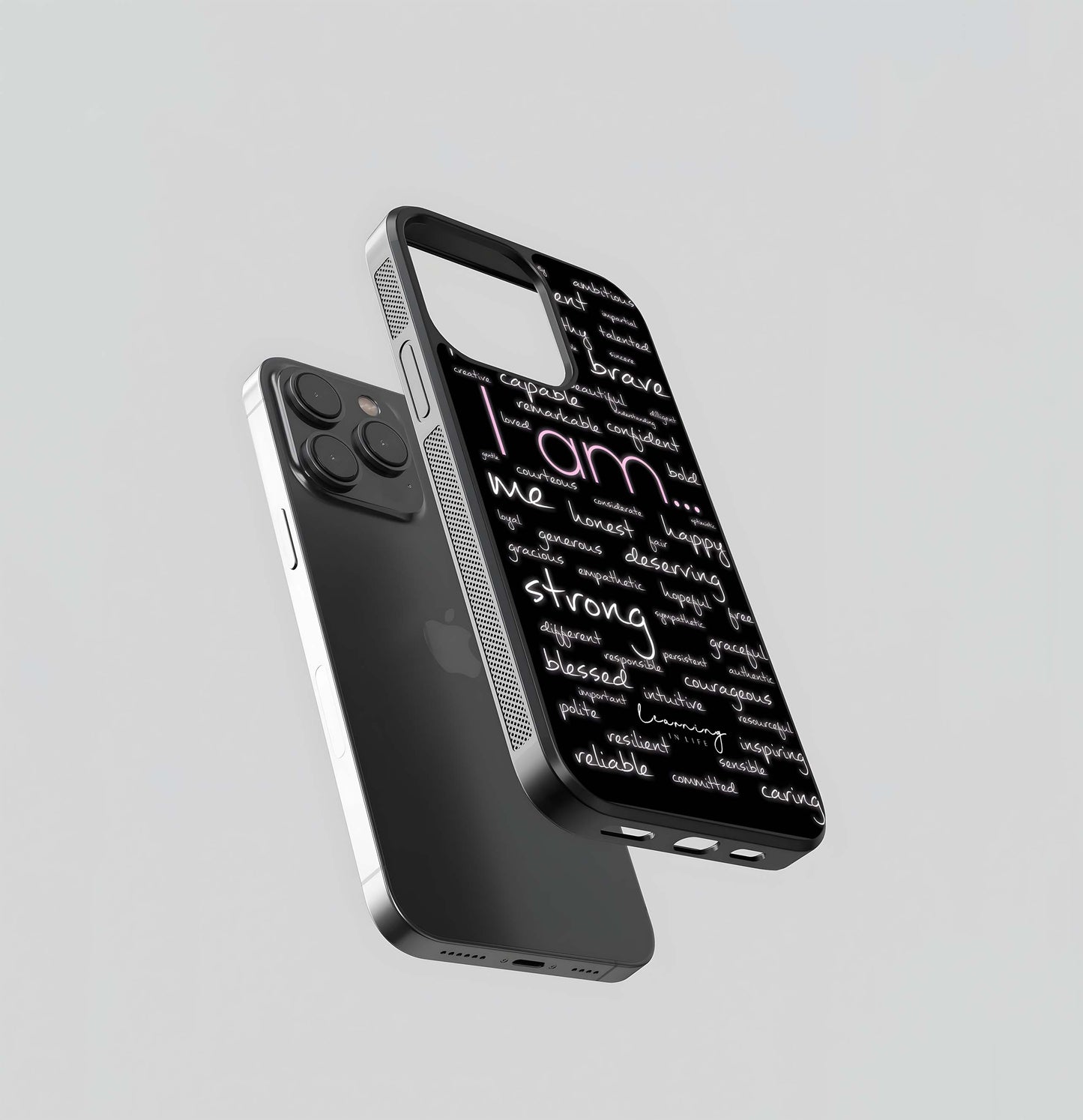 I Am Power Glass Case