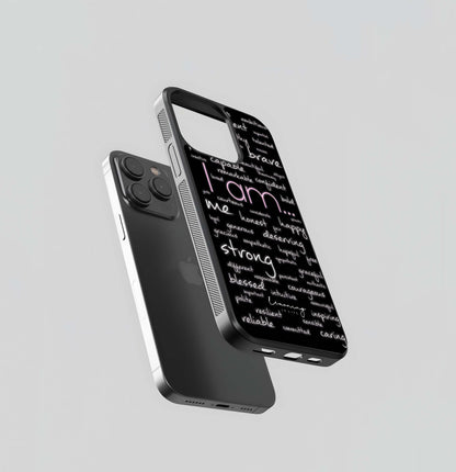 I Am Power Glass Case