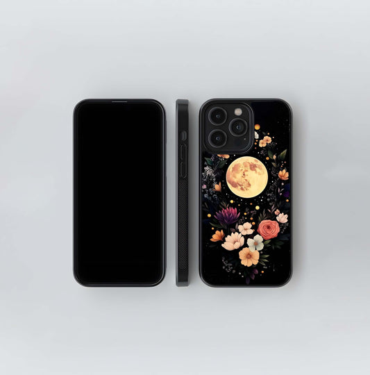 Waving Flower Moon Glass Case