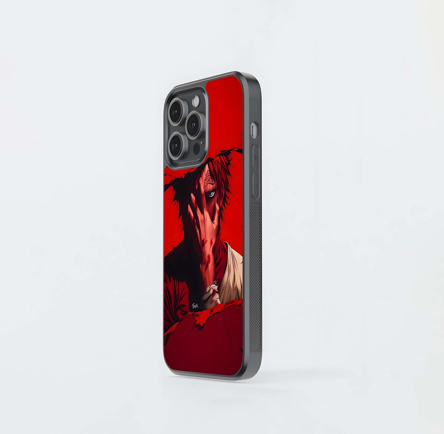 Gaara Crimson Portrait Glass Case
