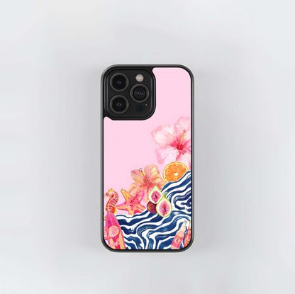 Berry Disco Bloom Glass Case