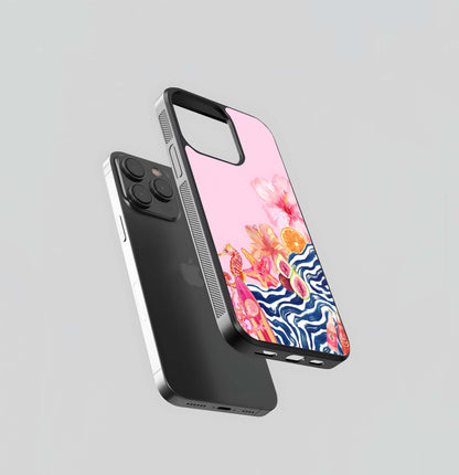 Berry Disco Bloom Glass Case