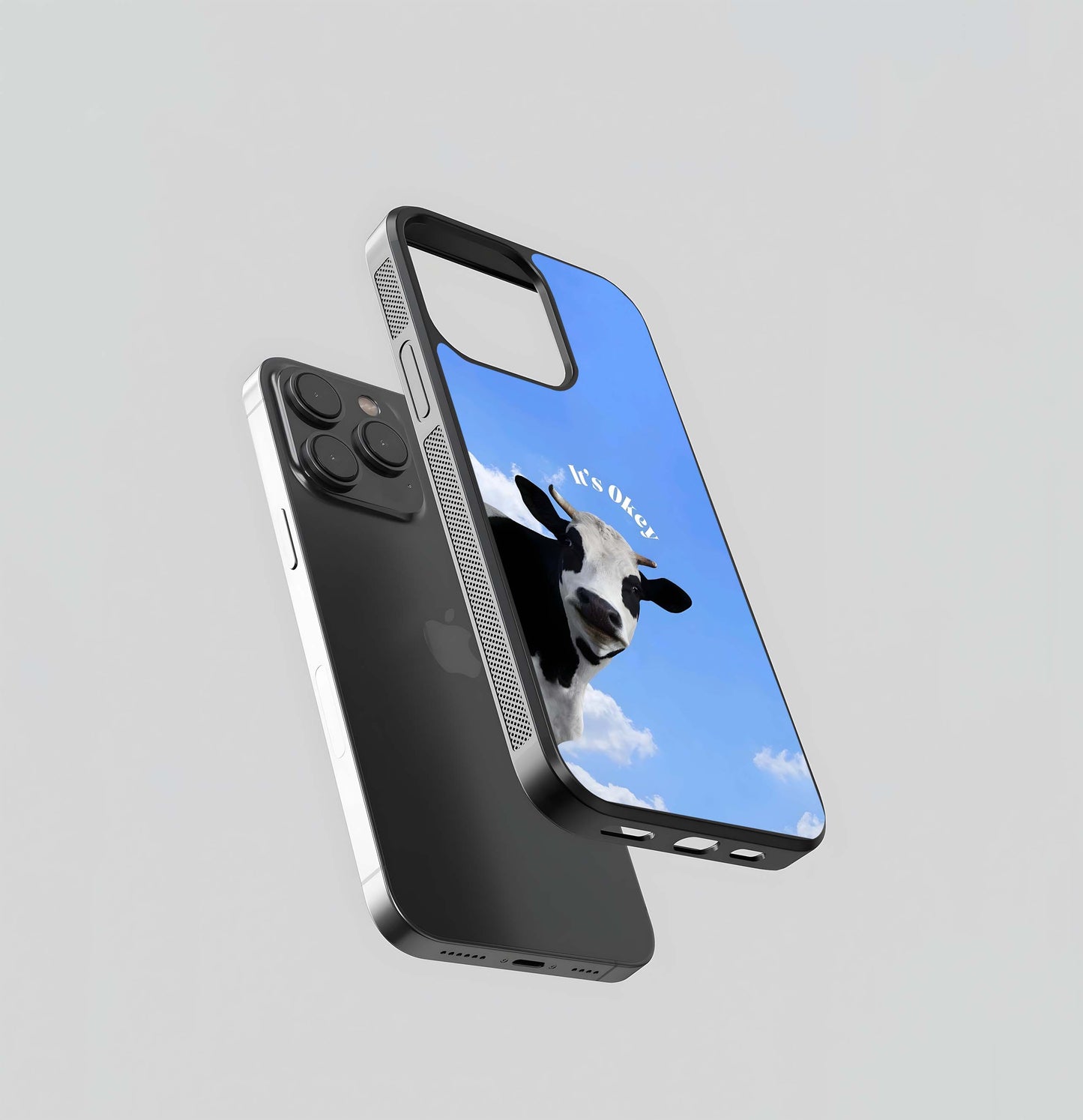 Its Okay CowGlass Case