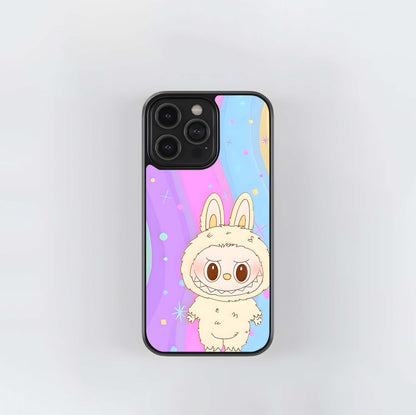 Anger Labubu Glass Case