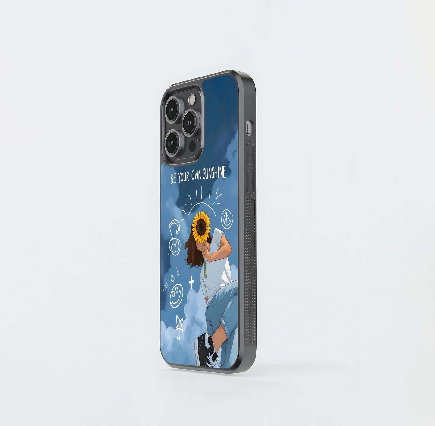 Sunflower Soulshine Vibes Glass Case