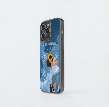 Sunflower Soulshine Vibes Glass Case