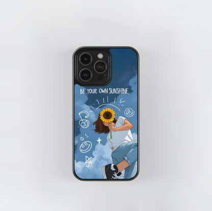 Sunflower Soulshine Vibes Glass Case