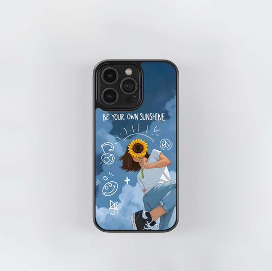 Sunflower Soulshine Vibes Glass Case