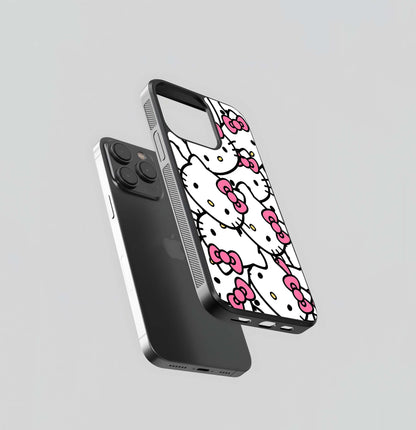 Cute Kitty Chaos Glass Case