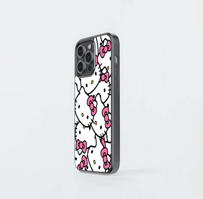 Cute Kitty Chaos Glass Case