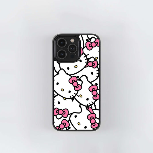 Cute Kitty Chaos Glass Case