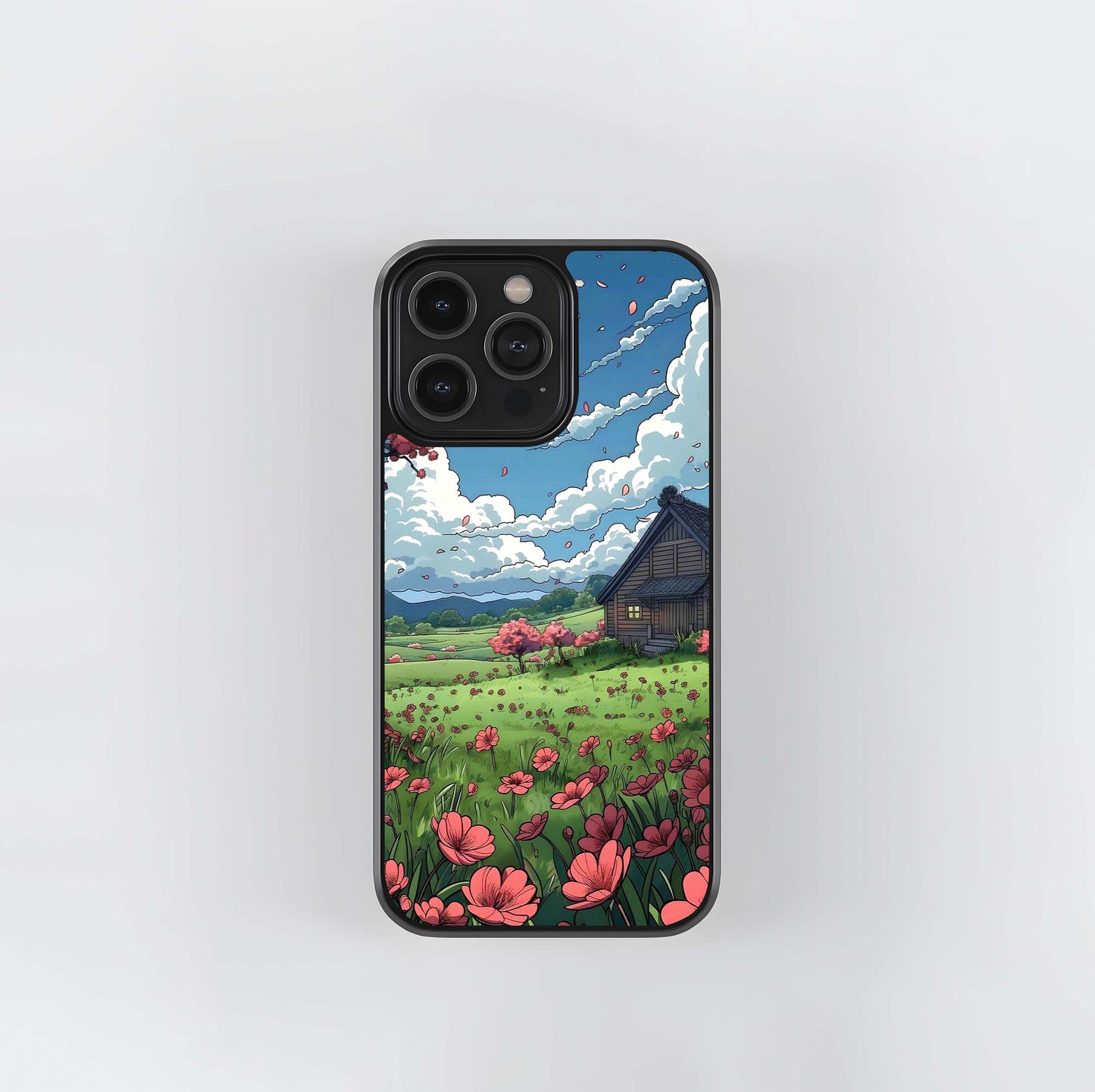 Anime Cottage Field Glass Case