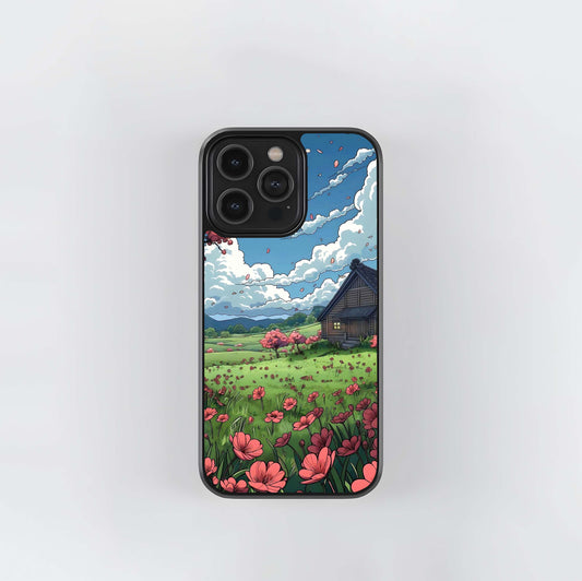 Anime Cottage Field Glass Case