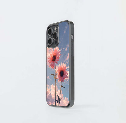 Sunlit Daisy Glow Glass Case
