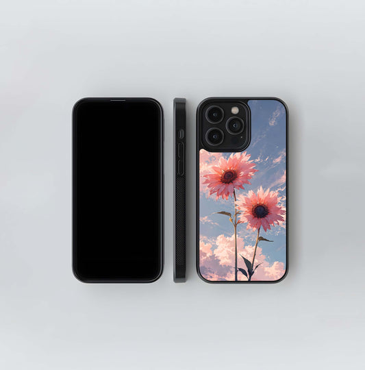 Sunlit Daisy Glow Glass Case