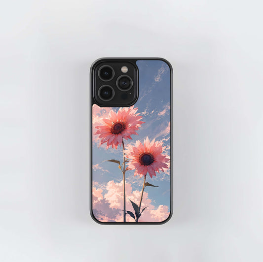 Sunlit Daisy Glow Glass Case