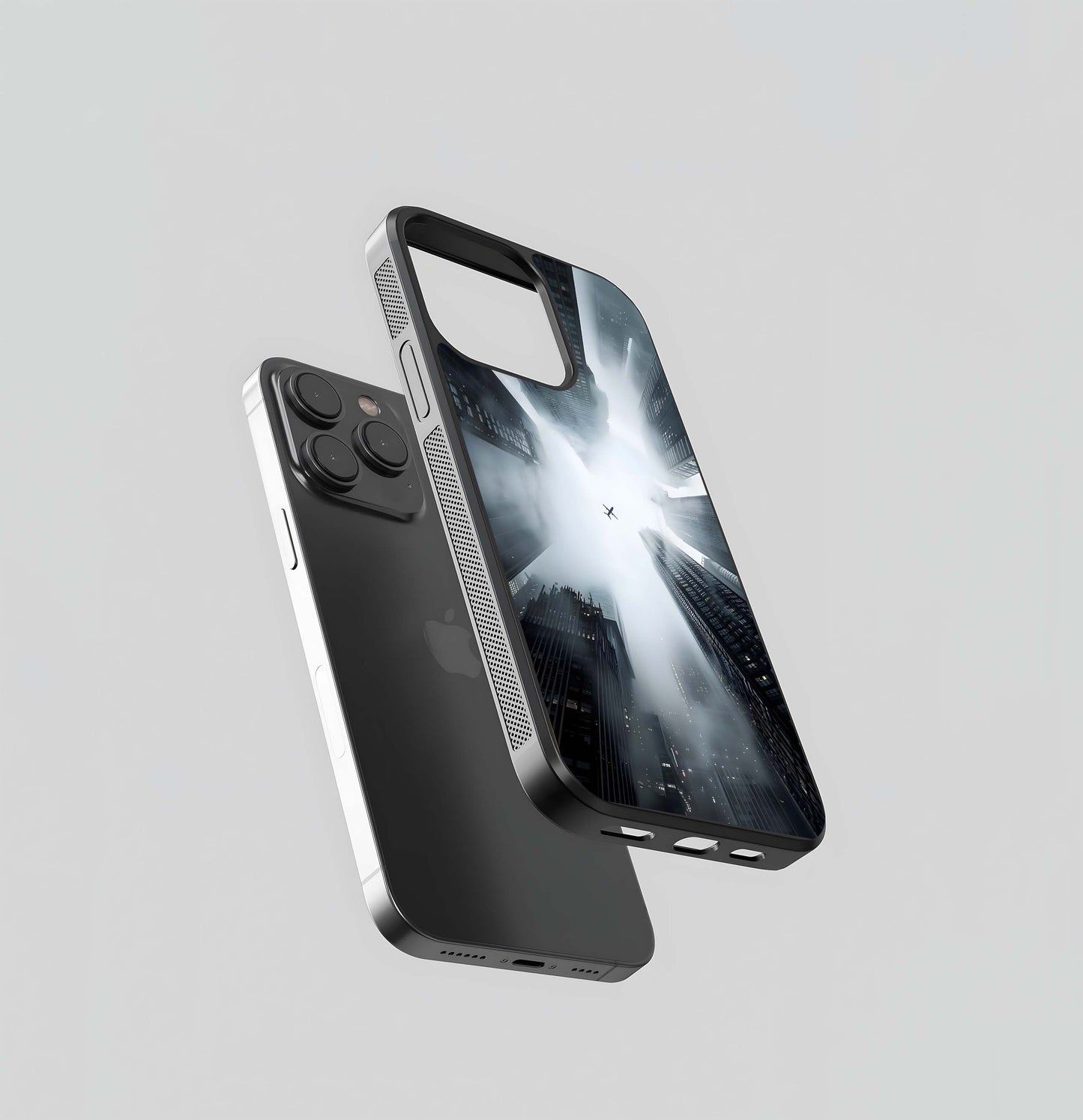 Skyscraper Fog View Glass Case