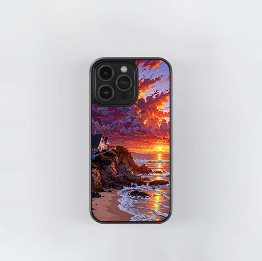 Sunset House by Sea Glass Case