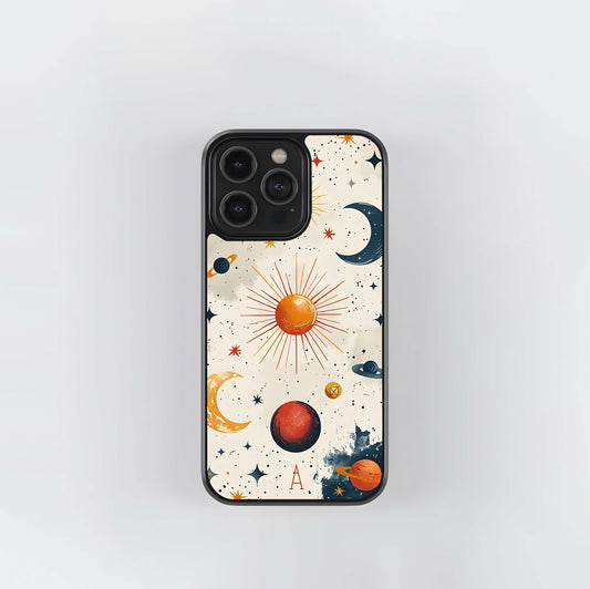 Astrology Sun & Monn Glass Case