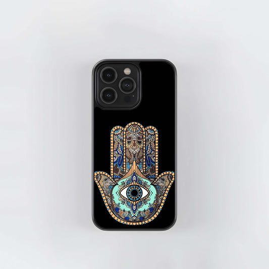 Mystic Hamsa Eye Glass Case