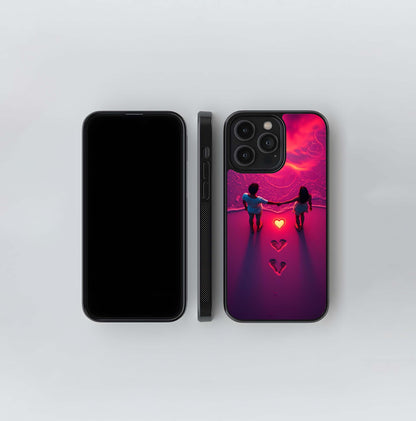 Fuchsia Tide of Love Glass Case