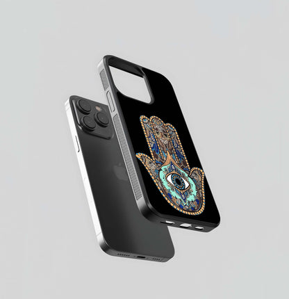 Mystic Hamsa Eye Glass Case