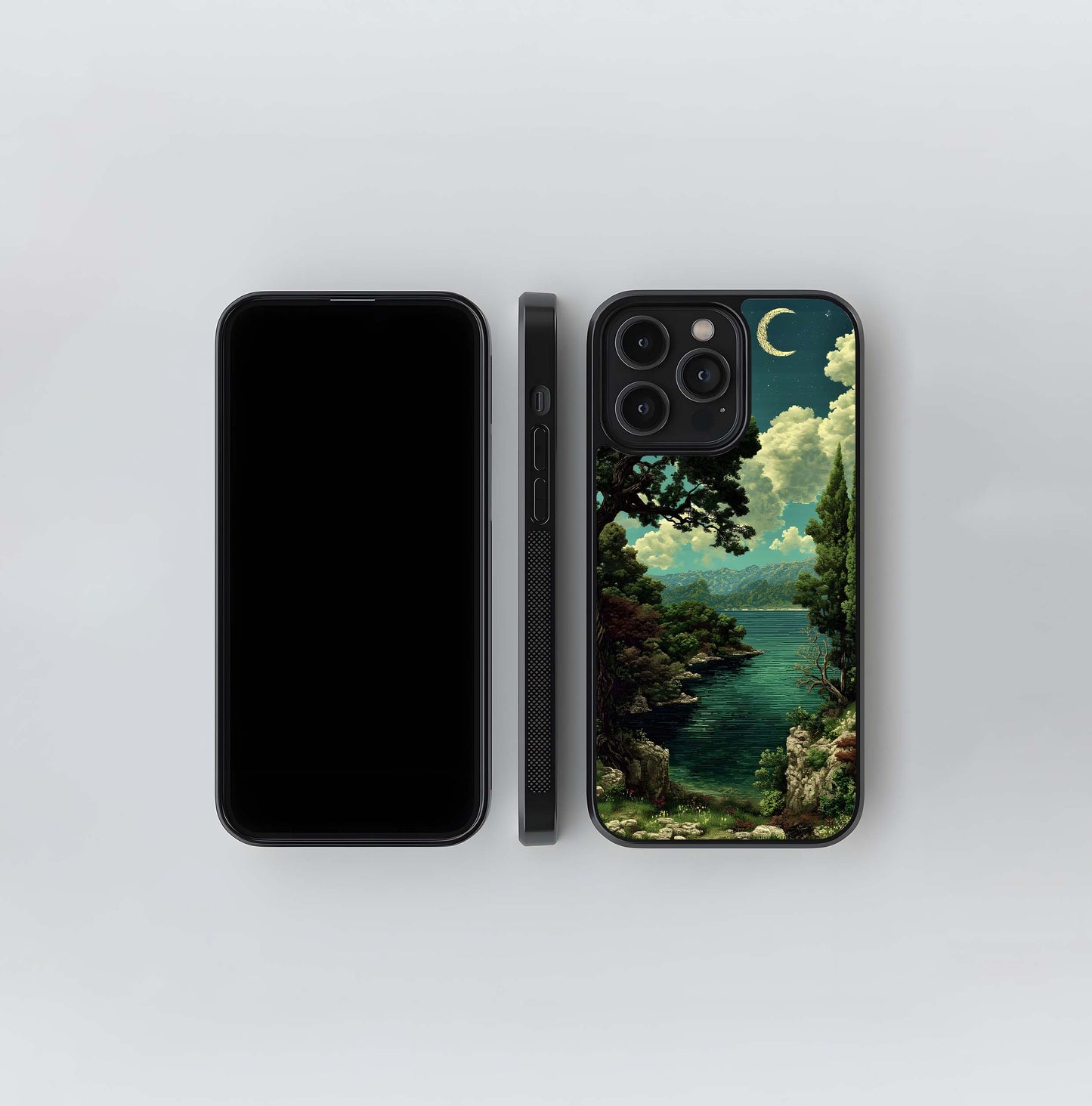 Celestial Lake Peace Glass Case