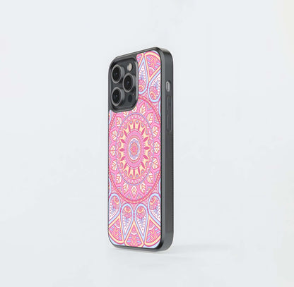 Boho Bloom Burst Glass Case