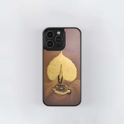 Golden Bodhi Hand Glass Case