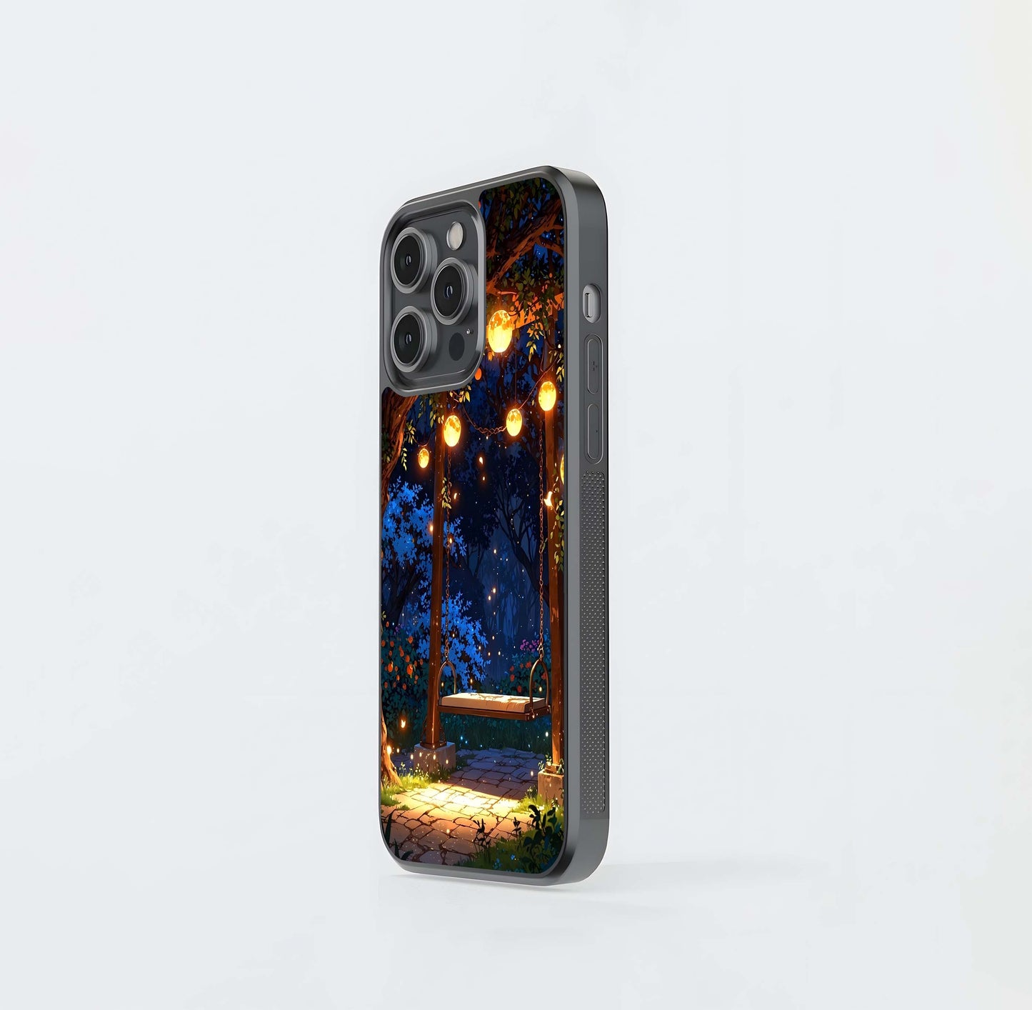 Twilight Garden Swing Glass Case