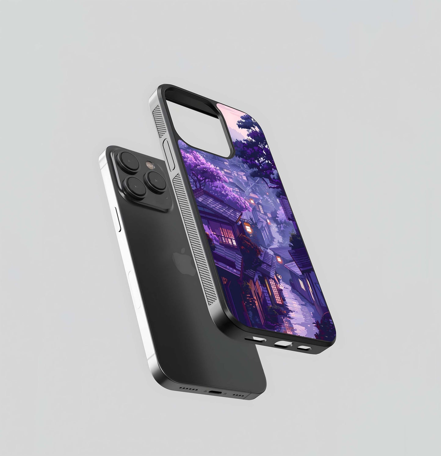 Evening Zen Townscape Glass Case