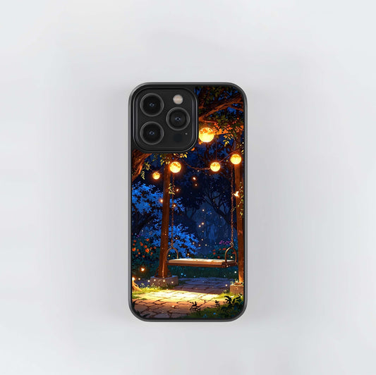 Twilight Garden Swing Glass Case