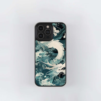 Aqua Dragon Surge Glass Case