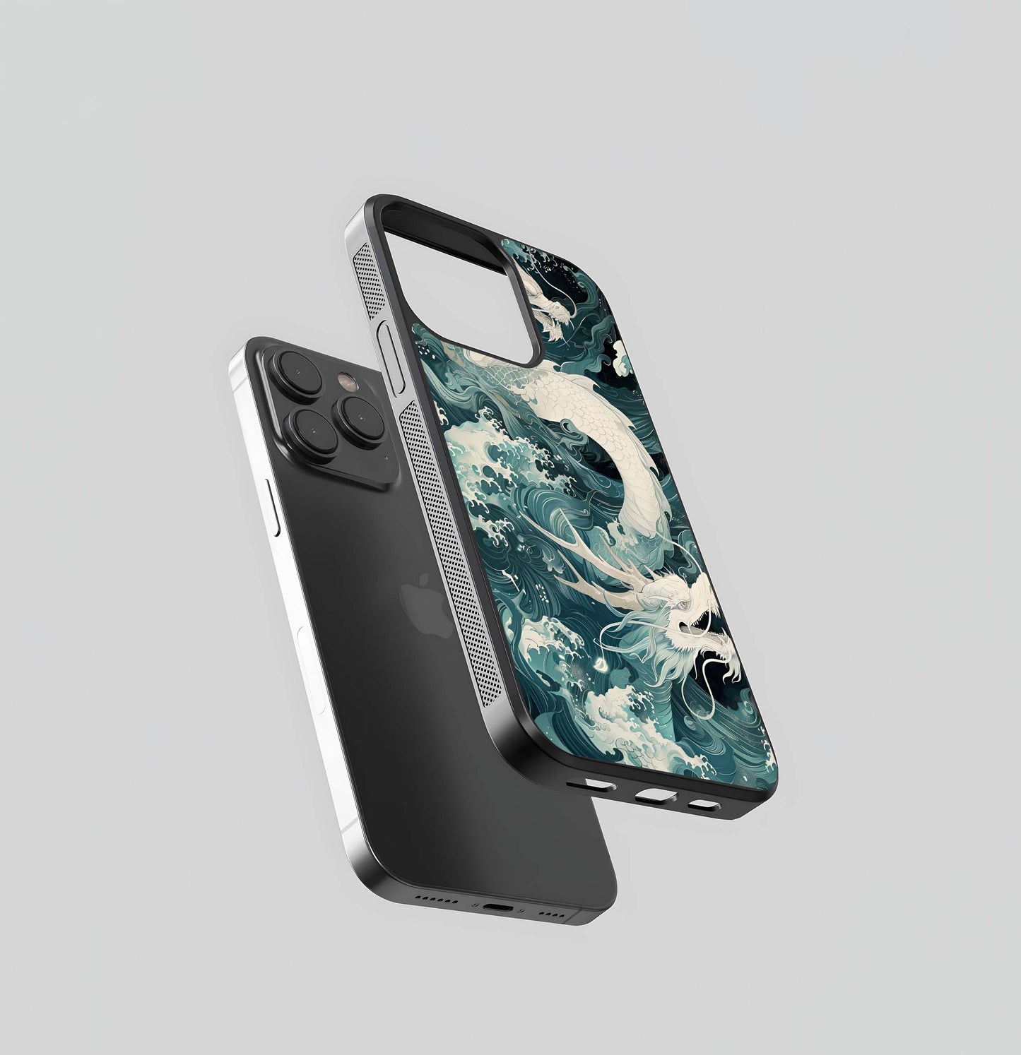Aqua Dragon Surge Glass Case