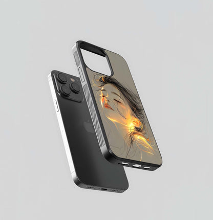 Golden Hour Sketch Glass Case