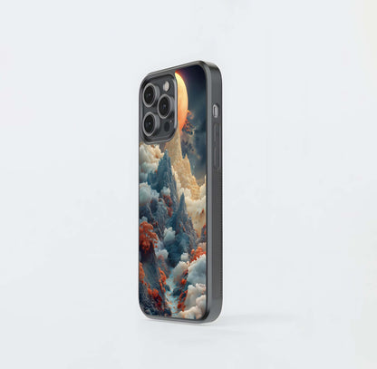 Lunar Cloud Peaks Glass Case