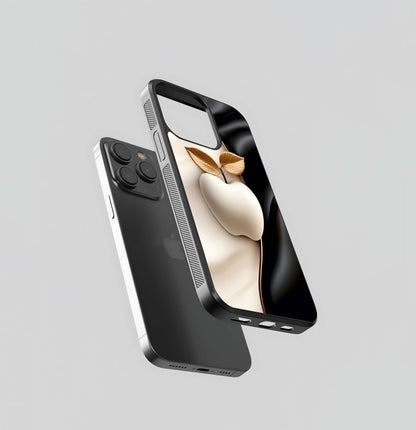 Golden Leaf Dichotomy Glass Case