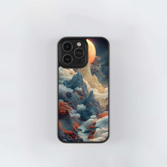 Lunar Cloud Peaks Glass Case