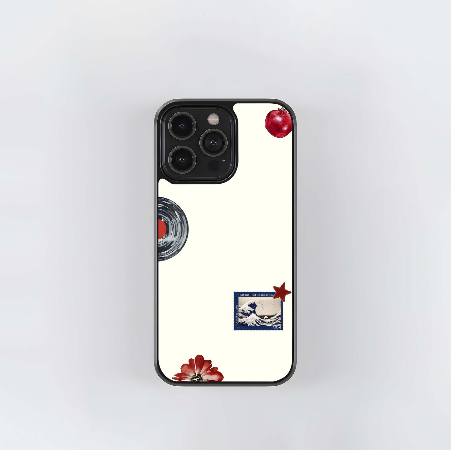 Classic Red Gingham Checks Glass Case