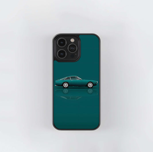 Teal Classic Coupe Glass Case