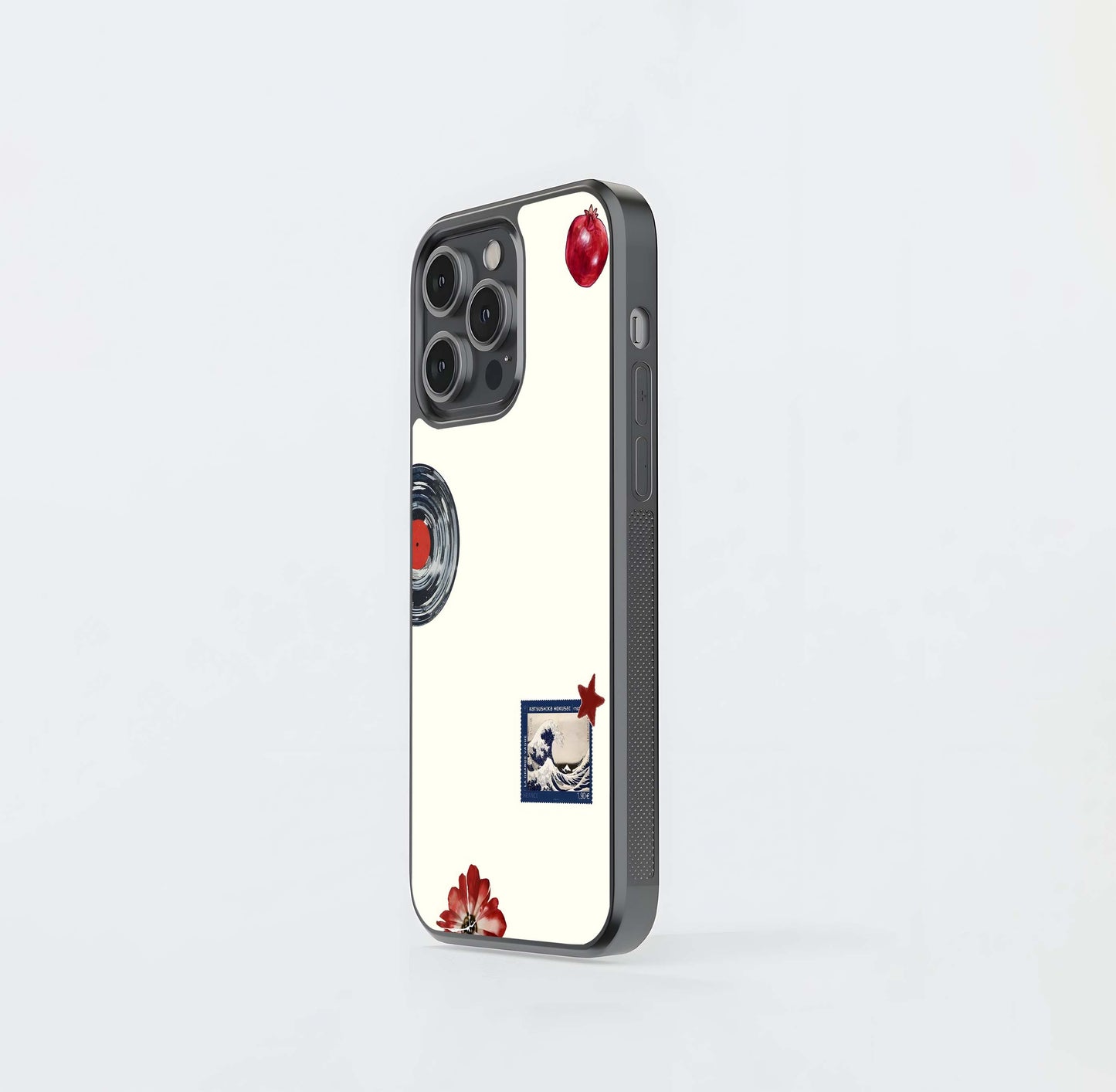 Classic Red Gingham Checks Glass Case