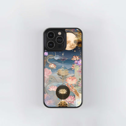 Lunar Lotus Dream Glass Case