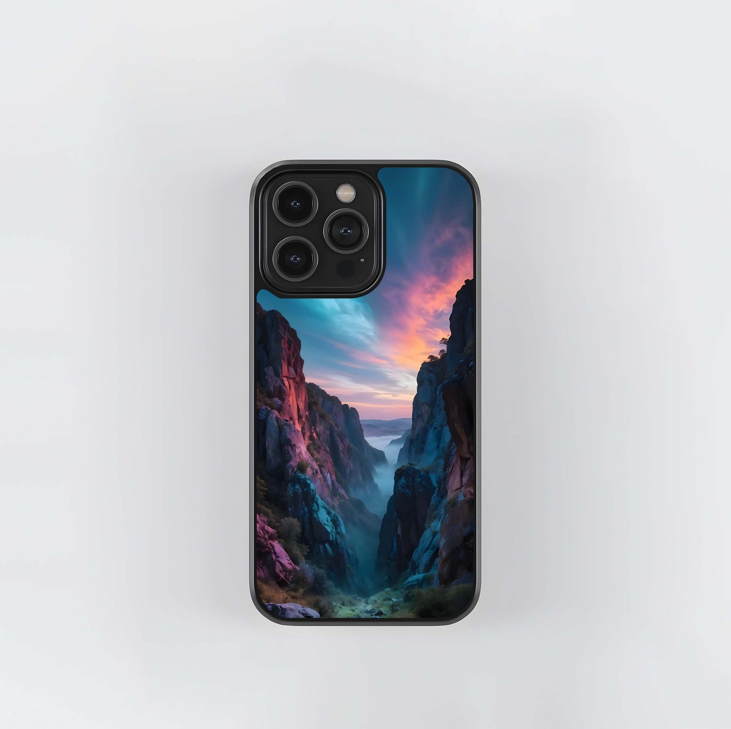 Chasm of Aurora Light Glass Case