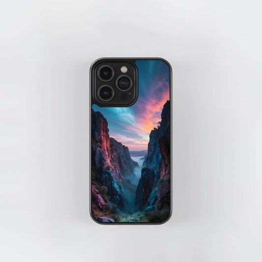 Chasm of Aurora Light Glass Case